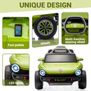 12V VW Beetle Kids Electric Ride-On Car with Remote Control, Lights, Music, and USB Port Magic Cars 10