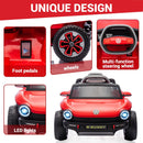 12V VW Beetle Kids Electric Ride-On Car with Remote Control, Lights, Music, and USB Port Magic Cars 16
