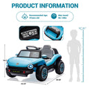 12V VW Beetle Kids Electric Ride-On Car with Remote Control, Lights, Music, and USB Port Magic Cars 22