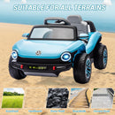 12V VW Beetle Kids Electric Ride-On Car with Remote Control, Lights, Music, and USB Port Magic Cars 24