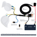 12V Waterproof Loud Train Horn Kit with Relay and Harness for Truck Car Magic Cars 6