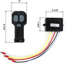 12V Wireless Winch Remote Control Kit with 4 Mini Transmitters for Truck ATV SUV Magic Cars 6