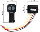 12V Wireless Winch Remote Control Kit with 4 Mini Transmitters for Truck ATV SUV Magic Cars 9