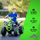12V Yamaha Raptor ATV Powered Ride-On for Kids Ages 3+ with Speeds up to 5 MPH Magic Cars 8