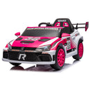 12V 4A Kids Ride-On Toy Car with 20W x2 Motors, 2.4G Remote Control, 4-Wheel Suspension, Forward and Reverse Magic Cars 14