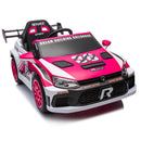 12V 4A Kids Ride-On Toy Car with 20W x2 Motors, 2.4G Remote Control, 4-Wheel Suspension, Forward and Reverse Magic Cars 18