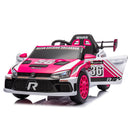 12V 4A Kids Ride-On Toy Car with 20W x2 Motors, 2.4G Remote Control, 4-Wheel Suspension, Forward and Reverse Magic Cars 20