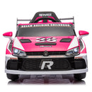 12V 4A Kids Ride-On Toy Car with 20W x2 Motors, 2.4G Remote Control, 4-Wheel Suspension, Forward and Reverse Magic Cars 5