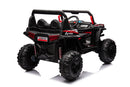 12V 7Ah Dual Battery 30W 4-Wheel Drive Kids Ride-On Car with Leather Seat and One-Button Start Forward and Backward Magic Cars 6