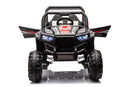 12V 7Ah x2 30W Four-Wheel Drive Kids Ride-On Car with Leather Seat and One-Button Start, Forward and Reverse Magic Cars 14