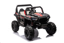 12V 7Ah x2 30W Four-Wheel Drive Kids Ride-On Car with Leather Seat and One-Button Start, Forward and Reverse Magic Cars 1