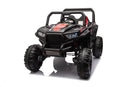 12V 7Ah x2 30W Four-Wheel Drive Kids Ride-On Car with Leather Seat and One-Button Start, Forward and Reverse Magic Cars 2
