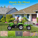 12V Electric Kids Ride On Tractor with Trailer and Remote Control, Battery Powered Toy Vehicle Magic Cars 10