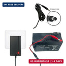 Universal Charger for 12Volt & 24Volt Battery-Powered Kids' Ride-On Cars Magic Cars 4