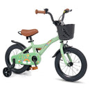 14-Inch Spring Party Green Girls Bike with Basket for Ages 3-5 Magic Cars Variant 0