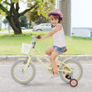 14 Inch Adjustable Kids Bike with Training Wheels for Ages 3-8 Years Magic Cars 1