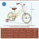 14 Inch Adjustable Kids Bike with Training Wheels for Ages 3-8 Years Magic Cars 4