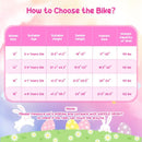 Pink 14-Inch Girls Bike with Front Bag and Streamers for Ages 3-5 Magic Cars 2