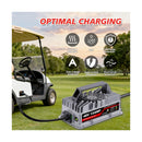 15 Amp 48 Volt Battery Charger for Club Car Precedent & DS - 3-Pin Connector Magic Cars 1