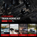 150dB 12V Train Air Horn Kit with 4 Speakers and Push Button Control Magic Cars 2