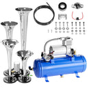 150DB Train Horn Kit with 12V Air Compressor and 1.6 Gallon Tank for Trucks and SUVs Magic Cars 0