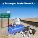 150DB Train Horn Kit with 12V Air Compressor and 1.6 Gallon Tank for Trucks and SUVs Magic Cars 8