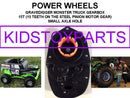 15t 16t 17t Solid Axle Gearbox Compatible with Power Wheels Silverado Gravedigger Arctic Magic Cars 4