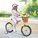 16 Inch Adjustable Kids Bicycle with Reflectors and Bell for Children Ages 4-7 Magic Cars 1