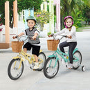 16 Inch Adjustable Kids Bicycle with Reflectors and Bell for Children Ages 4-7 Magic Cars 2