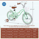 16-Inch Kids Bike with Adjustable Seat and Bell for Ages 3-8 Years Magic Cars 4