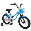 Navy 16-Inch Kids Bike with Training Wheels and Basket Magic Cars Variant 0