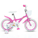 16-Inch Spring Party Pink Girls Bike with Basket for Ages 4-7 Magic Cars 3