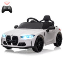 BMW M4 Coupe Electric Ride-On Car for Kids with 12V Battery and Dual 25W Motors