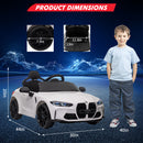 BMW M4 Coupe Electric Ride-On Car for Kids with 12V Battery and Dual 25W Motors