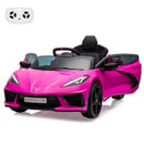 12V Official Licensed Electric Sports Car Ride-On for Kids – Interactive Dashboard