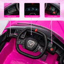 12V Official Licensed Electric Sports Car Ride-On for Kids – Interactive Dashboard