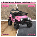 12V Children’s Electric Ride-On Truck with Parental Remote and Spring Suspension