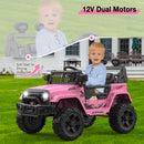 12V Children’s Electric Ride-On Truck with Parental Remote and Spring Suspension
