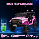 12V Kids Electric Ride-On Truck with Remote Control, LED Lights, and Music