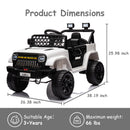 Kids Ride On Truck Toddlers Truck,4-Wheel Electric Vehicle,Electric Toy for Boys