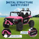 24V Remote-Controlled 4WD Electric UTV for Older Kids - 2-Seater Ride-On Car