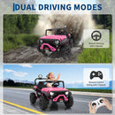 24V Remote-Controlled 4WD Electric UTV for Older Kids - 2-Seater Ride-On Car