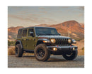 17" Black 17x9 Wheel with 5x5 Bolt Pattern for Wrangler JK/JL/Gladiator - +12mm Offset Magic Cars 4