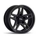 17" Black 17x9 Wheel with 5x5 Bolt Pattern for Wrangler JK/JL/Gladiator - +12mm Offset Magic Cars Variant 0