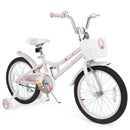 18 Inch Kids Bike with Adjustable Seat, Front Basket, and Training Wheels Magic Cars Variant 0
