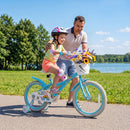 Spring Party Blue 18-Inch Girls Bike with Basket for Ages 4-8 Magic Cars 2