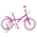 Spring Party Pink 18-Inch Girls Bike with Basket for Ages 4-8 Magic Cars Variant 0