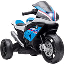 3-Wheel Electric Motorcycle for Kids with Music, USB, AUX & LED - Blue