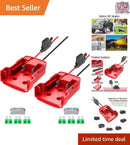 18V M18 Power Wheel Adapter Set with 2 Heavy-Duty Fuses Magic Cars 0
