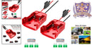 18V M18 Power Wheel Adapter Set with 2 Heavy-Duty Fuses Magic Cars 1